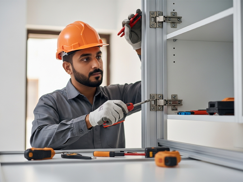 أنواع الأبواب الألومنيوم المقدمة من الشركة بالكويت