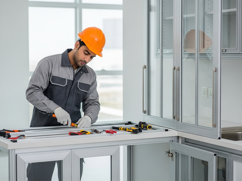 تعديل وتصليح المنيوم الكويت